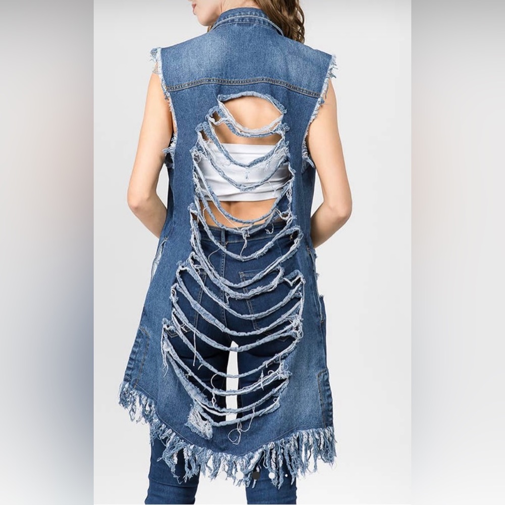 Denim Vest - Picture 2 of 4